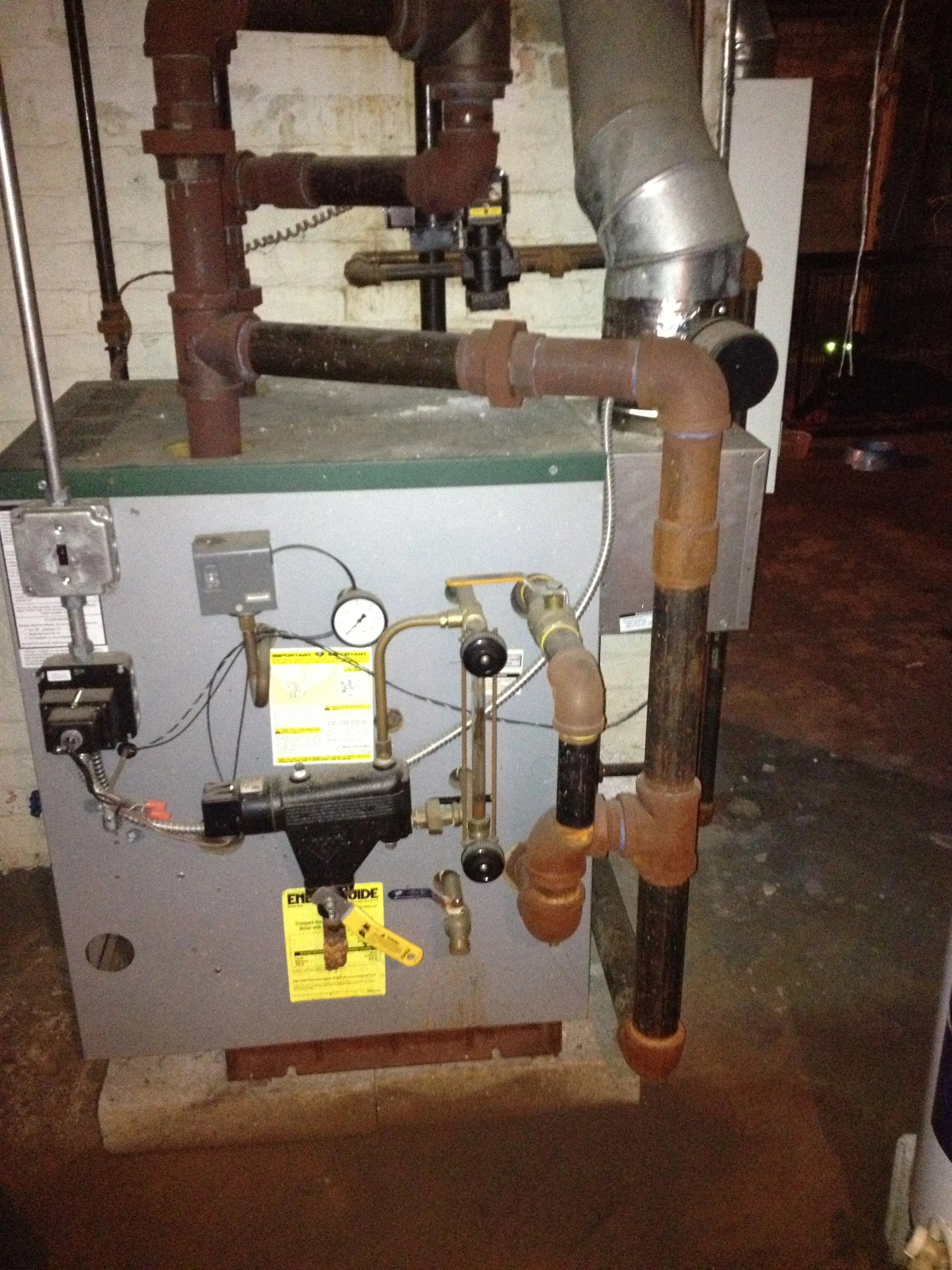 Steam Boiler Header — Heating Help The Wall